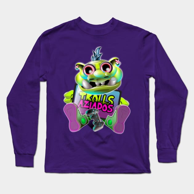 Baby Troll Long Sleeve T-Shirt by fakeface
